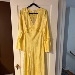 LoveShackFancy  Kalona Silk-Blend Jacquard Maxi Dres